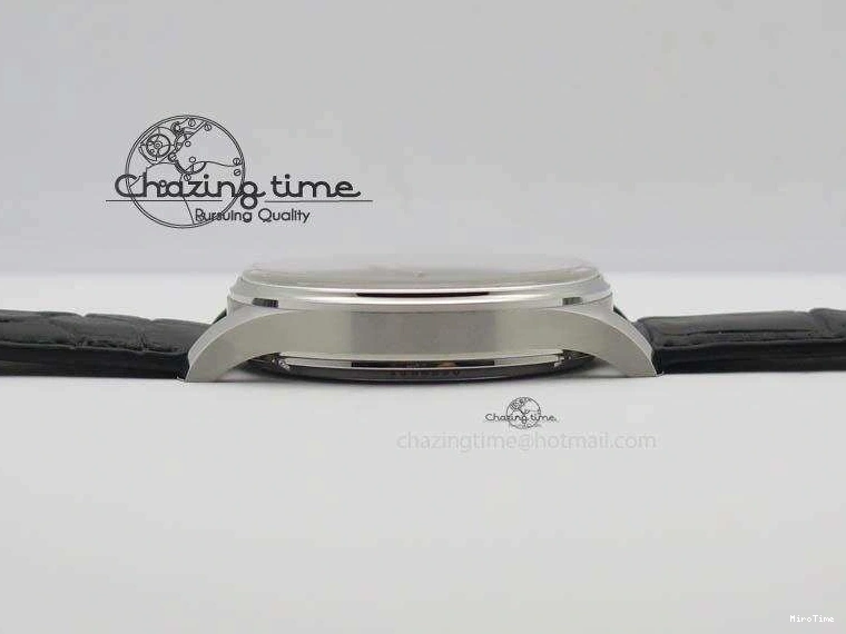MIROTIME 0513 Portuguese IW544404 SS Gray Dial On Black Leather Strap A Practical 7259